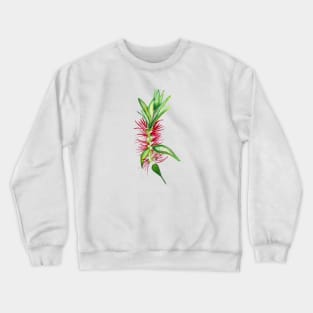 Australian Native Bottlebrush Flower Crewneck Sweatshirt